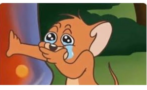 Plantilla de meme Jerry Mouse crying meme