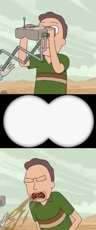 Plantilla de meme jerry smith binocular