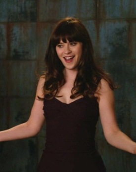 Template meme Jess New Girl “Push Up Bra”