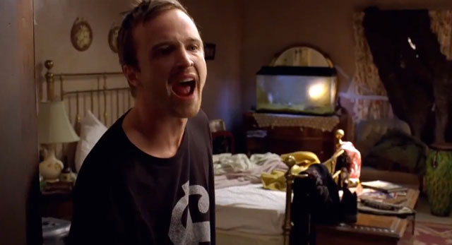 Plantilla de meme jesse pinkman breaking bad shout