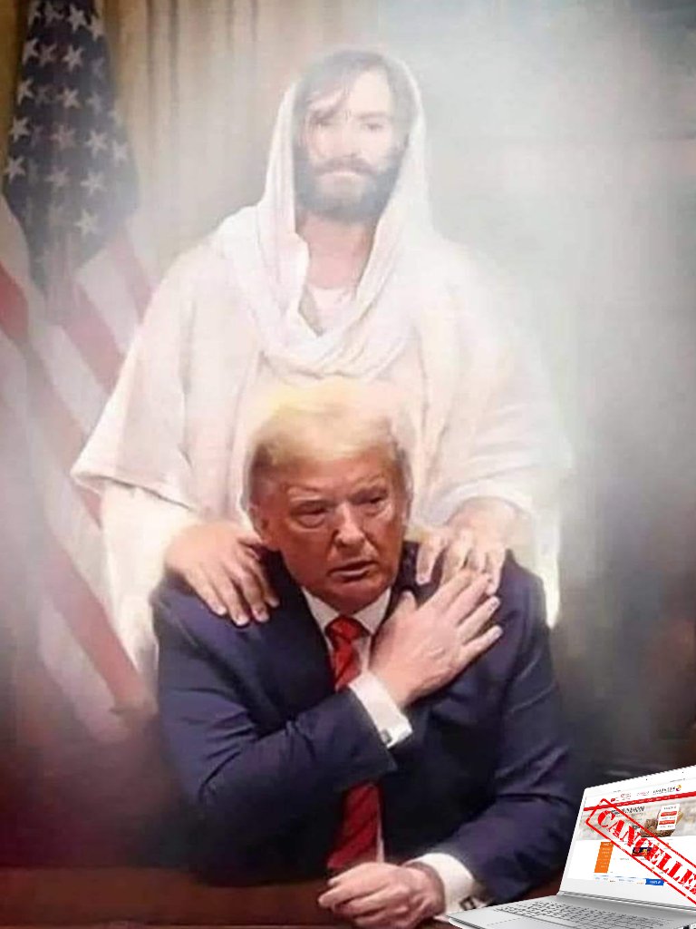 Jesus and Trump meme template