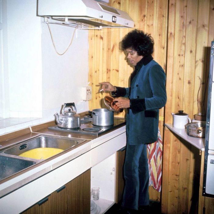 Template meme Jimi Hendrix cooking