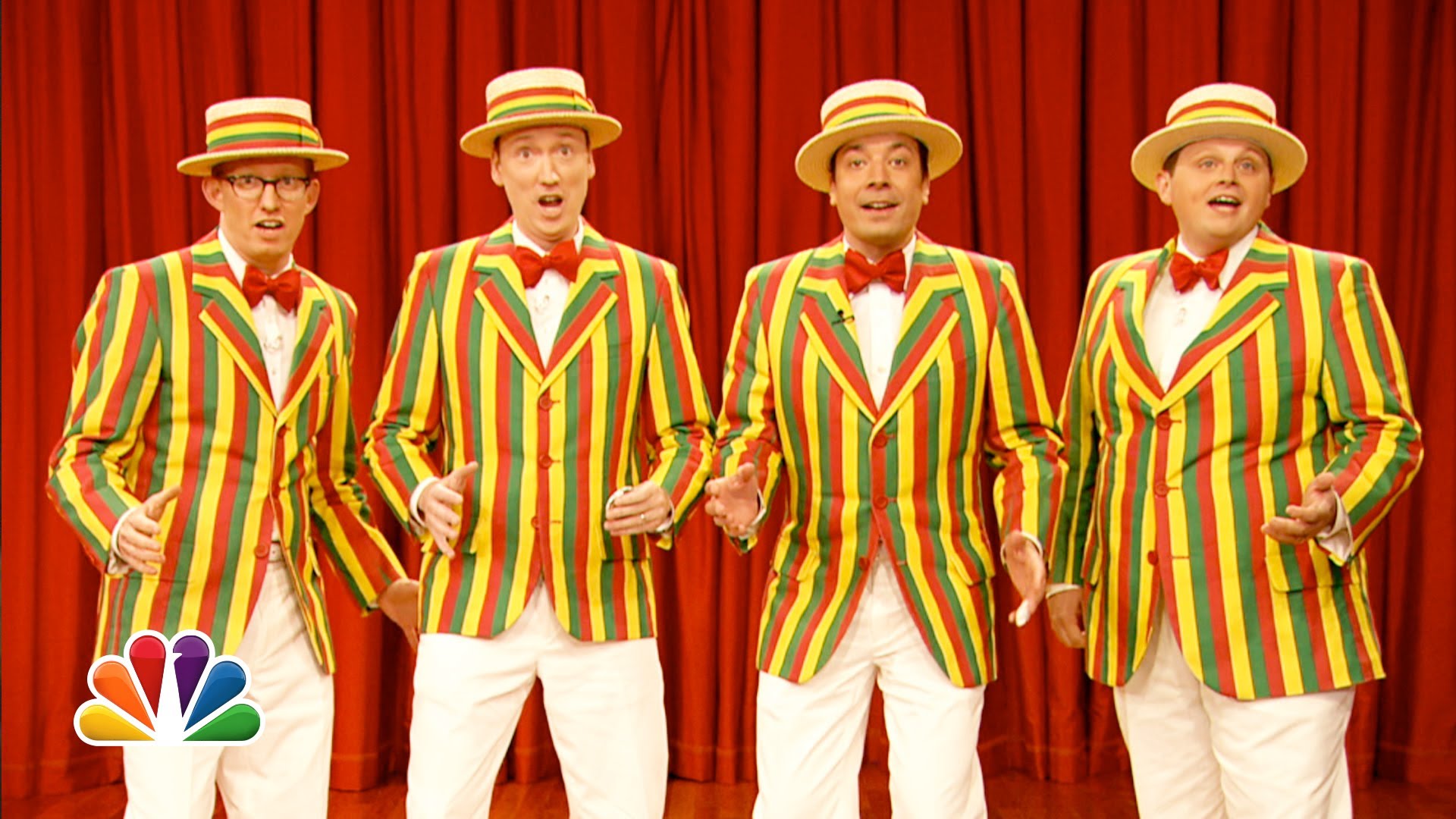 Template meme Jimmy Fallon's Barbershop Quartet