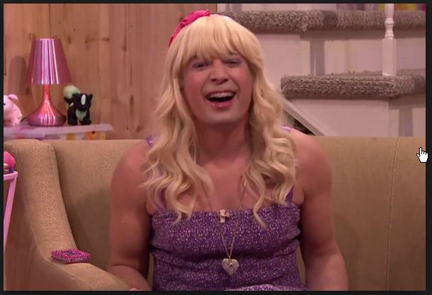 Template meme Jimmy Fallon Teenage Girl