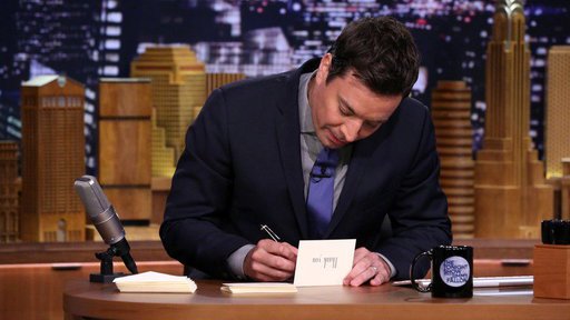 Template meme Jimmy Fallon Thank You Notes