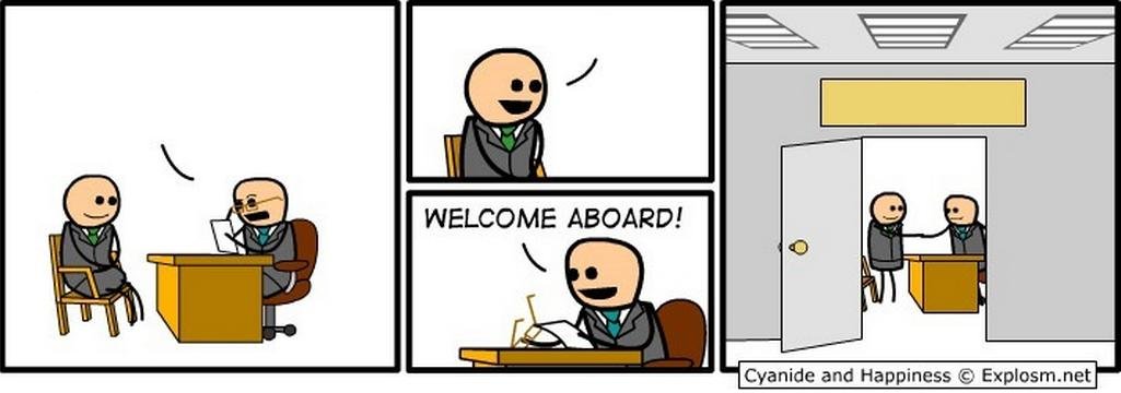 Plantilla de meme Job Interview