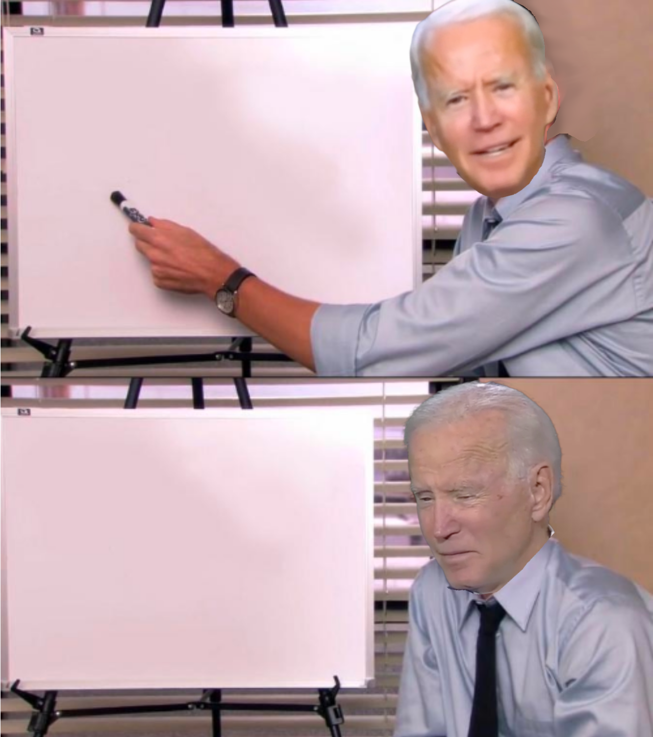 Plantilla de meme Joe Biden explains