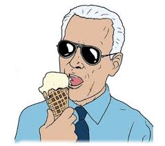 Template meme Joe Biden Ice cream