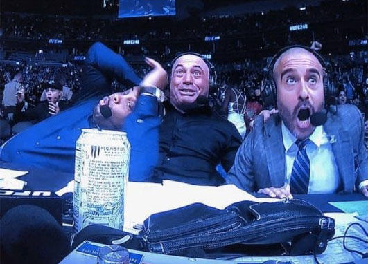 Plantilla de meme Joe Rogan ufc 248 reaction