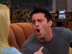 Template meme Joey doesn't share food