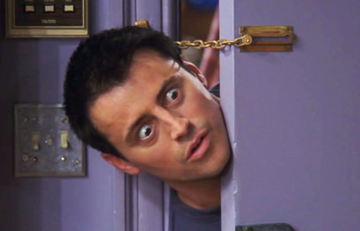 Plantilla de meme joey door