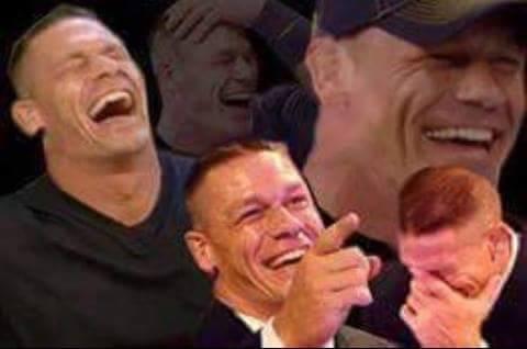 Plantilla de meme john cena laughing