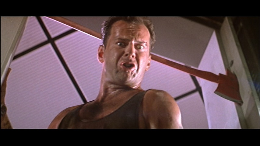 Plantilla de meme John McClane Freaked