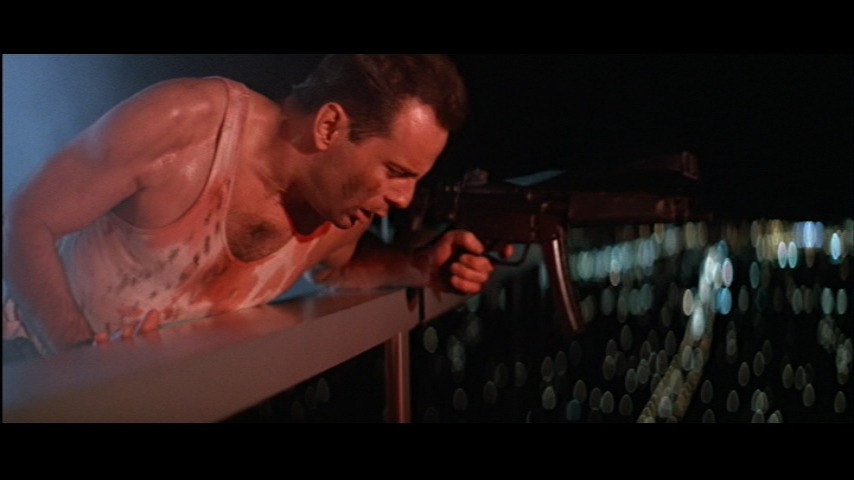 Plantilla de meme John McClane Roof