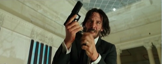 Template meme john wick gun