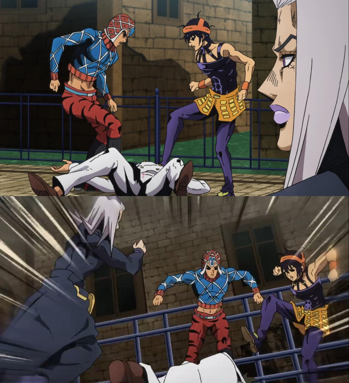 Plantilla de meme JoJo Beatdown