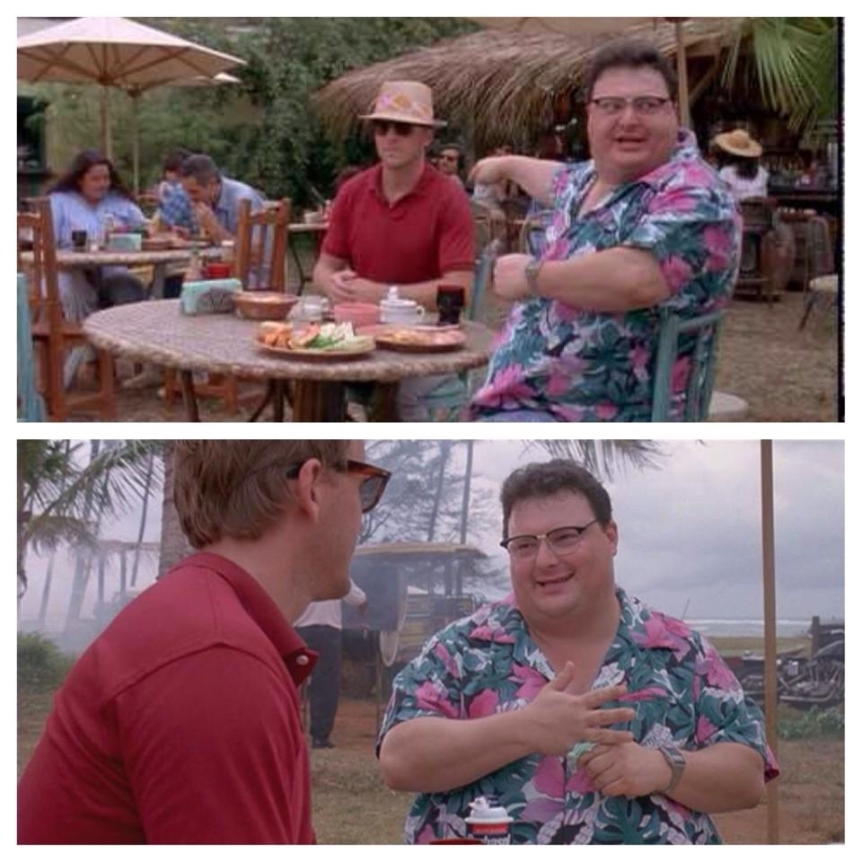 Template meme Jurassic Park Nedry meme