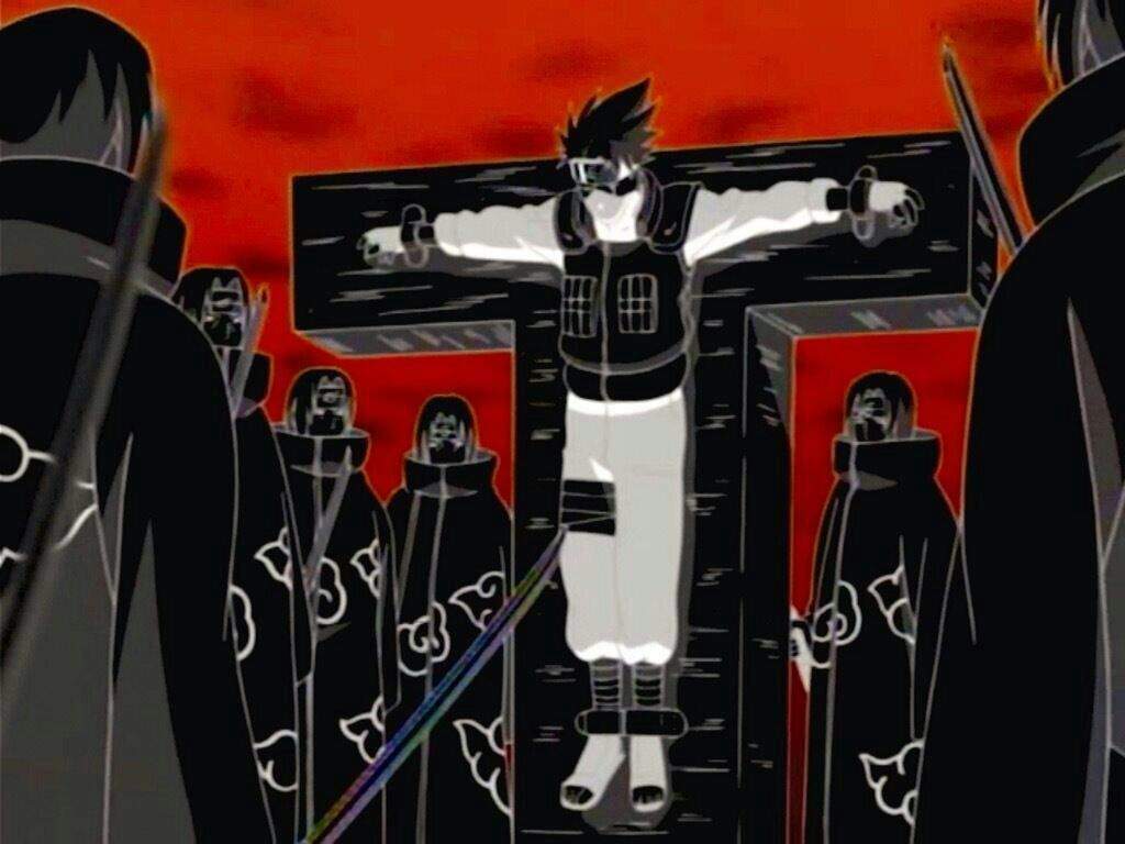 Plantilla de meme Kakashi under Itachi genjutsu