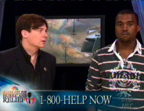 Template meme Kanye West: Bush doesn't care about black people
