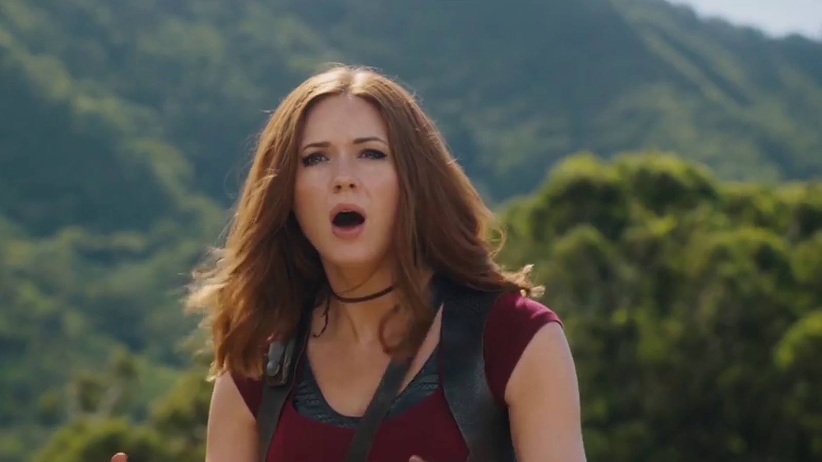 Plantilla de meme Karen Gillan Jumanji Welcome to the Jungle