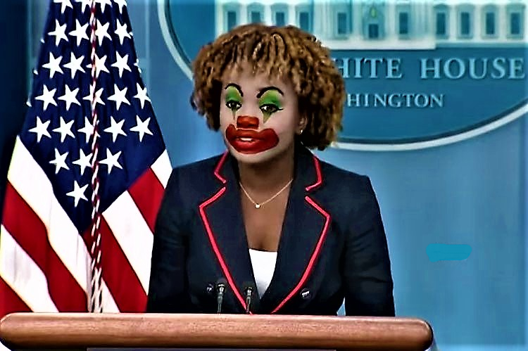 Karin Jean-Pierre the clown meme template