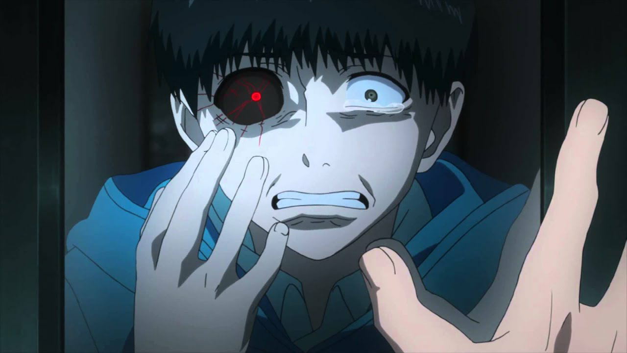 Template meme Ken Kaneki Ghoul eye