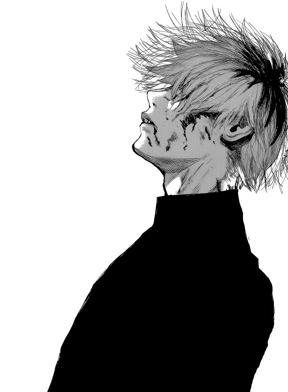 Template meme Ken Kaneki - "Haise Sasaki is Ken Kaneki"
