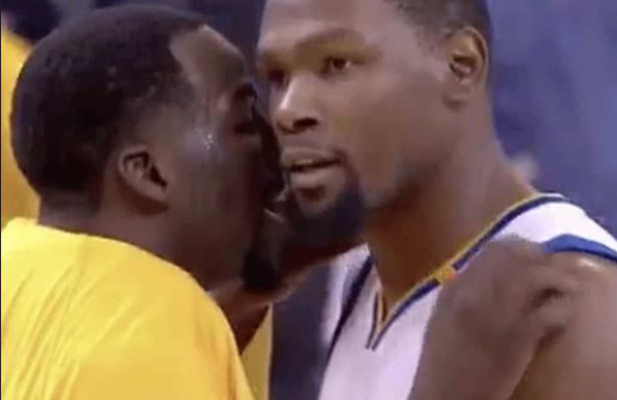 Plantilla de meme Kevin Durant Draymond Green