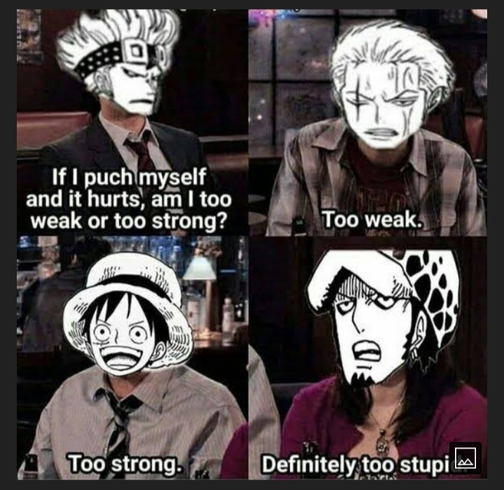 Plantilla de meme Kid×Zoro×Luffy×Law