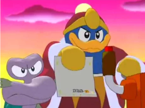 Plantilla de meme King dedede