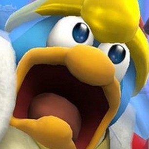 Template meme King Dedede oh shit face