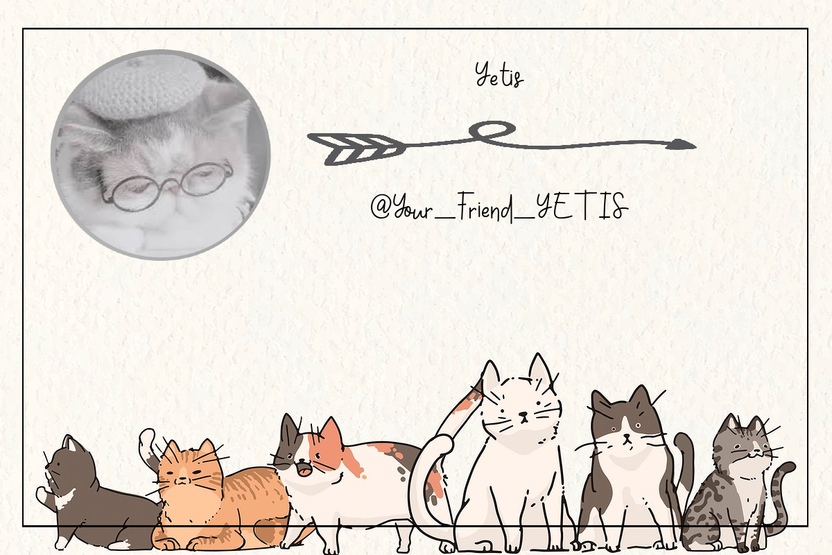 Plantilla de meme kitty yetis