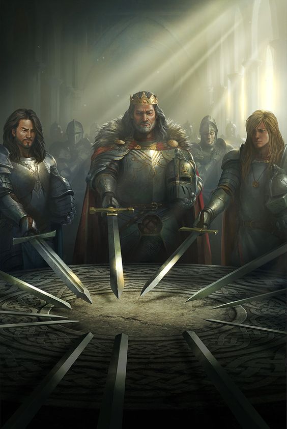Template meme Knights of the Round Table