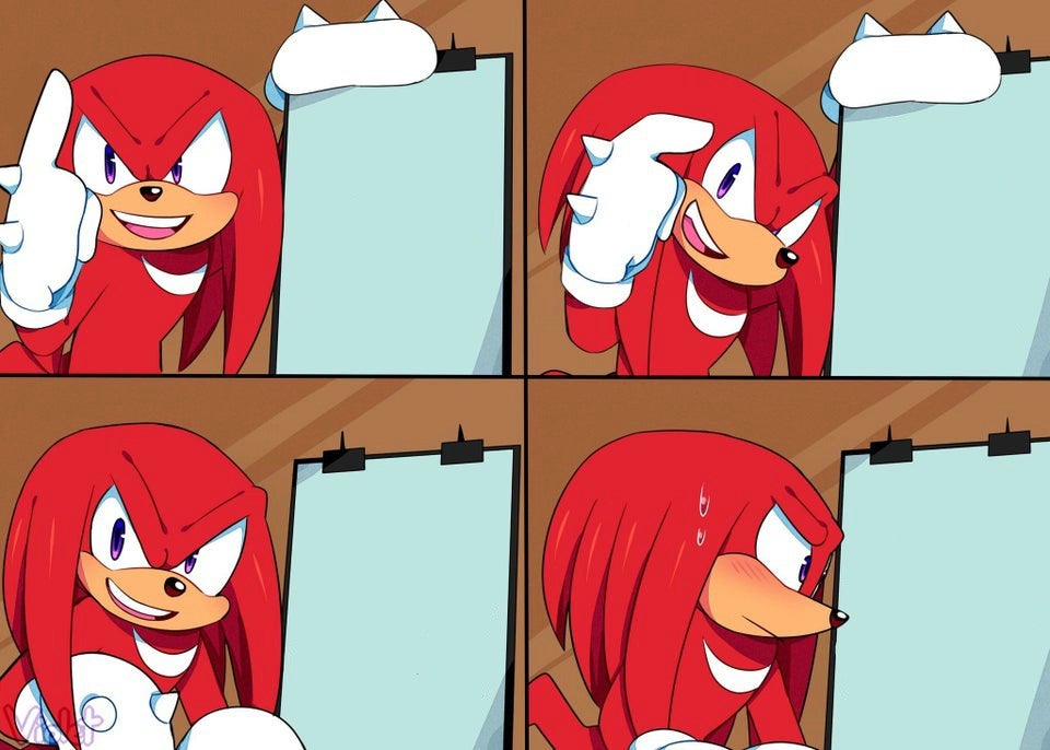 Plantilla de meme Knuckles