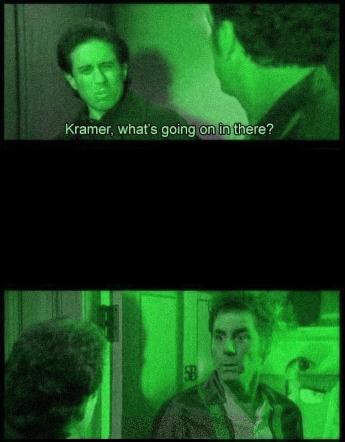 Plantilla de meme Kramer Green