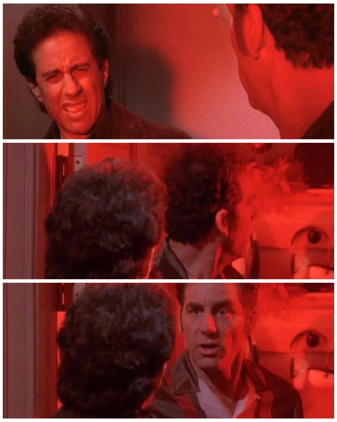 Template meme Kramer What going on in there