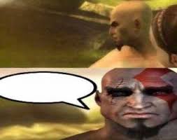 Template meme Kratos finds meme