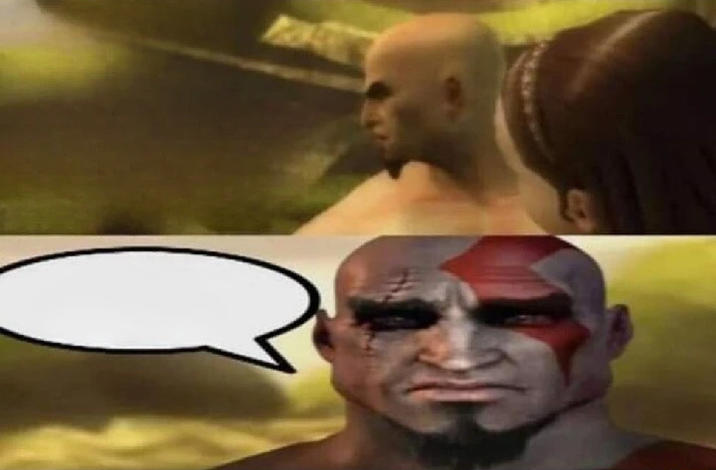 Template meme kratos mis-pronouncing