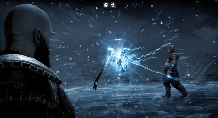 Plantilla de meme kratos vs thor