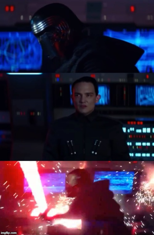 Plantilla de meme Kylo Rage