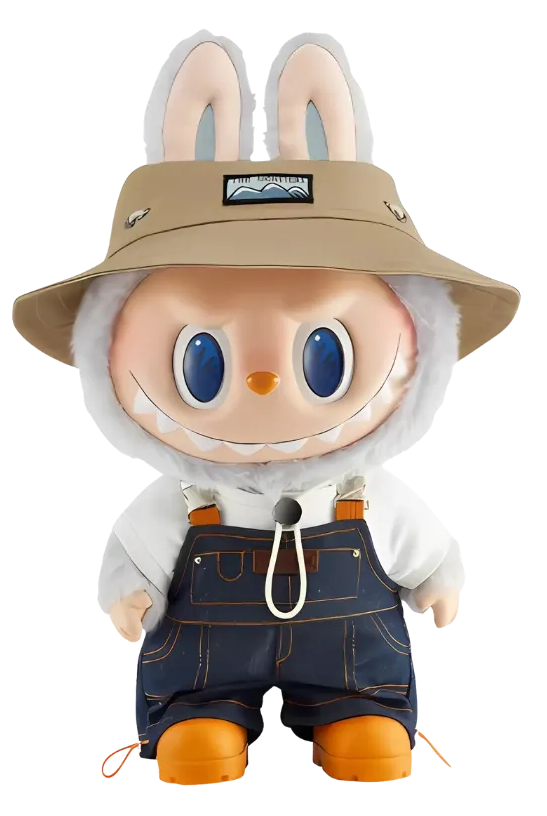 Plantilla de meme Labubu Bucket Hat