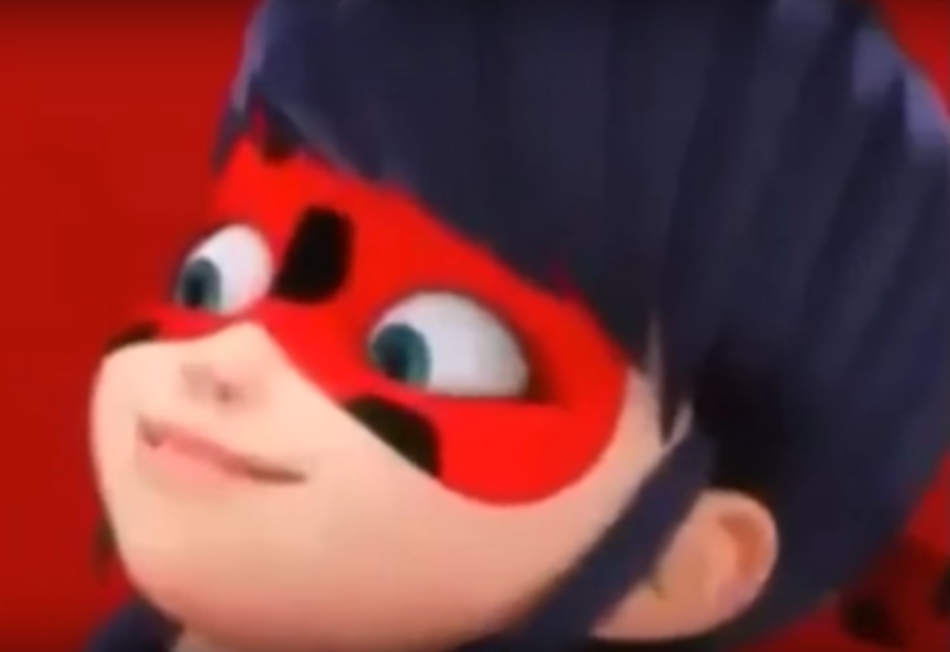 Plantilla de meme Ladybug Staring