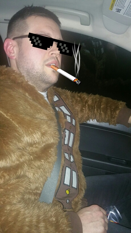 Template meme Laplow Lapdog Woogie Thug Life Chewbacca