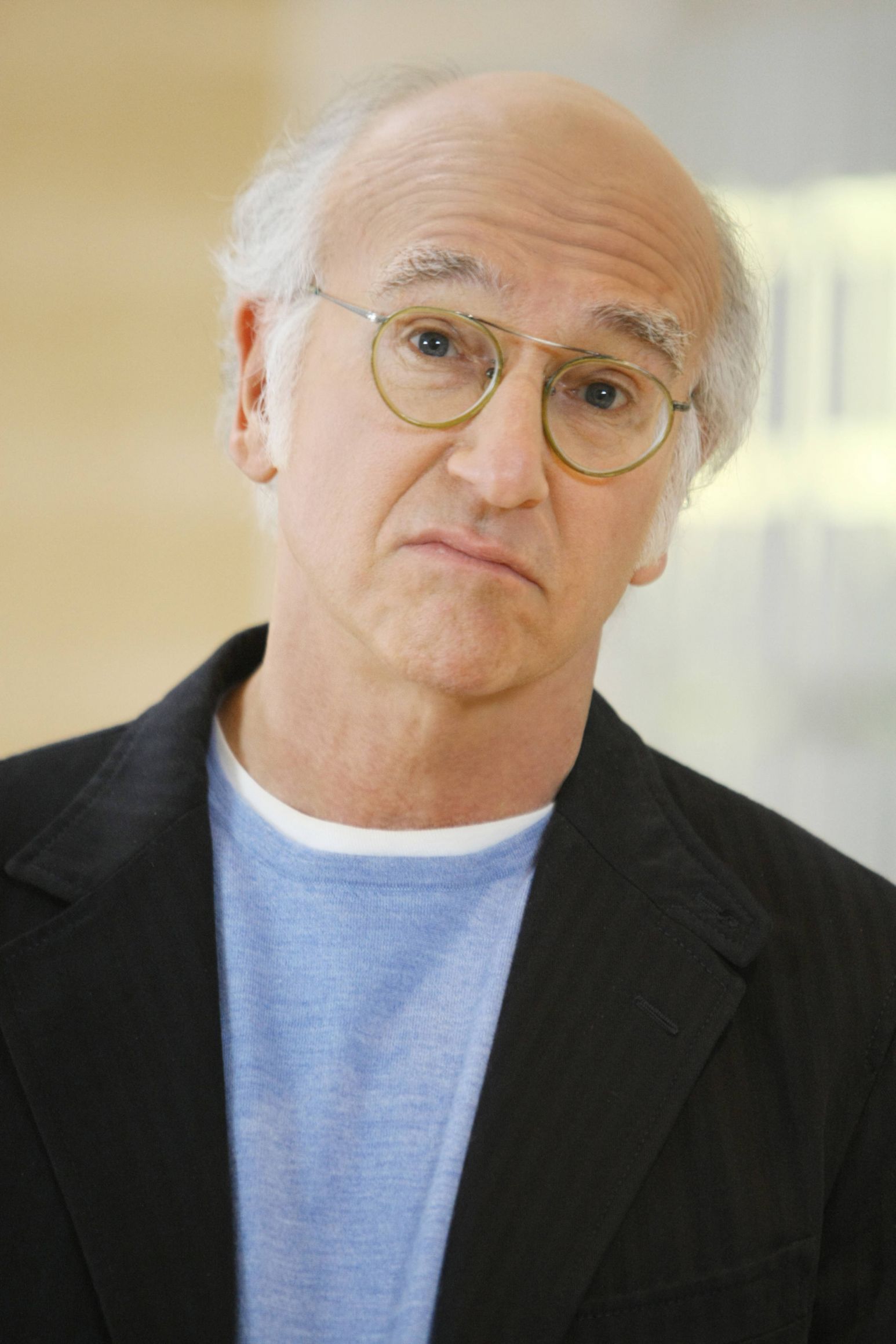 Plantilla de meme Larry David fathers day