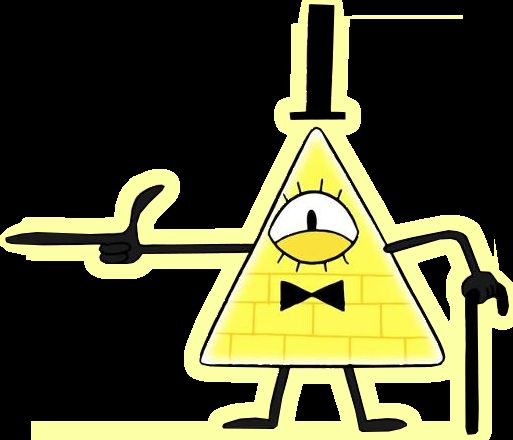 Plantilla de meme Laughing and Pointing Bill Cipher