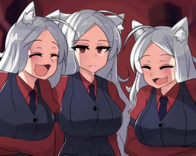 Plantilla de meme Laughing Cerberus