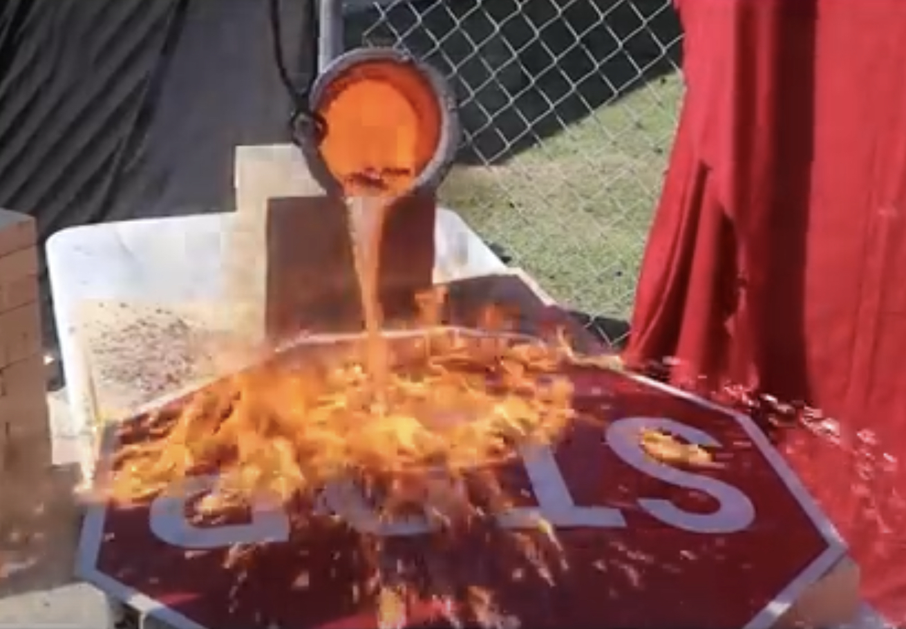 Template meme lava vs stop sign meme