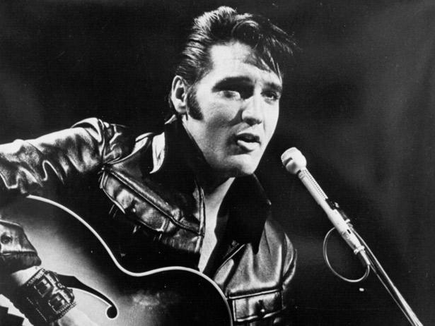 Template meme Leather Elvis