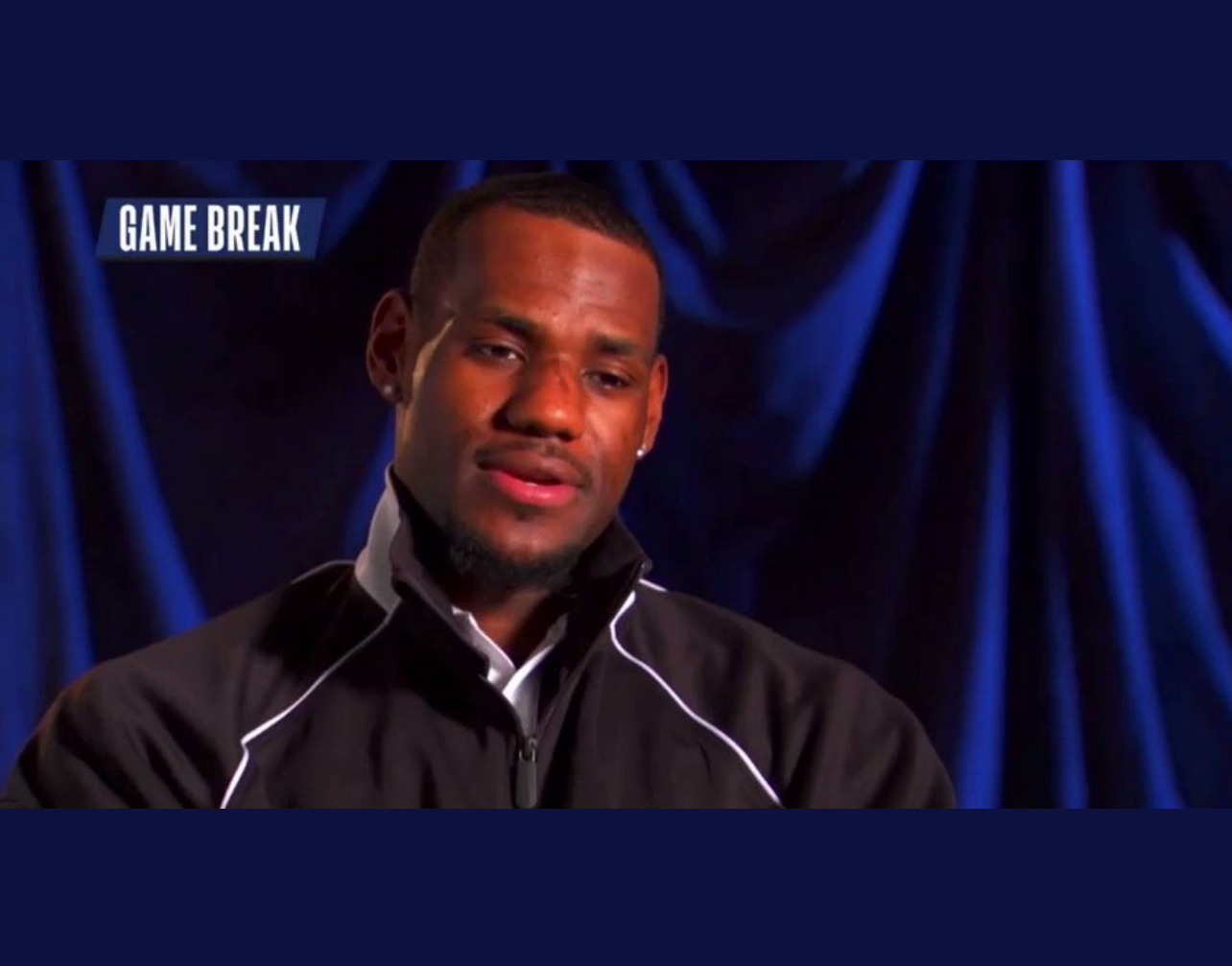 Plantilla de meme Lebron James Lying