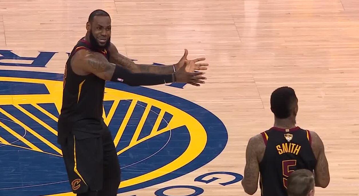 Template meme Lebron JR Smith NBA Finals 2018